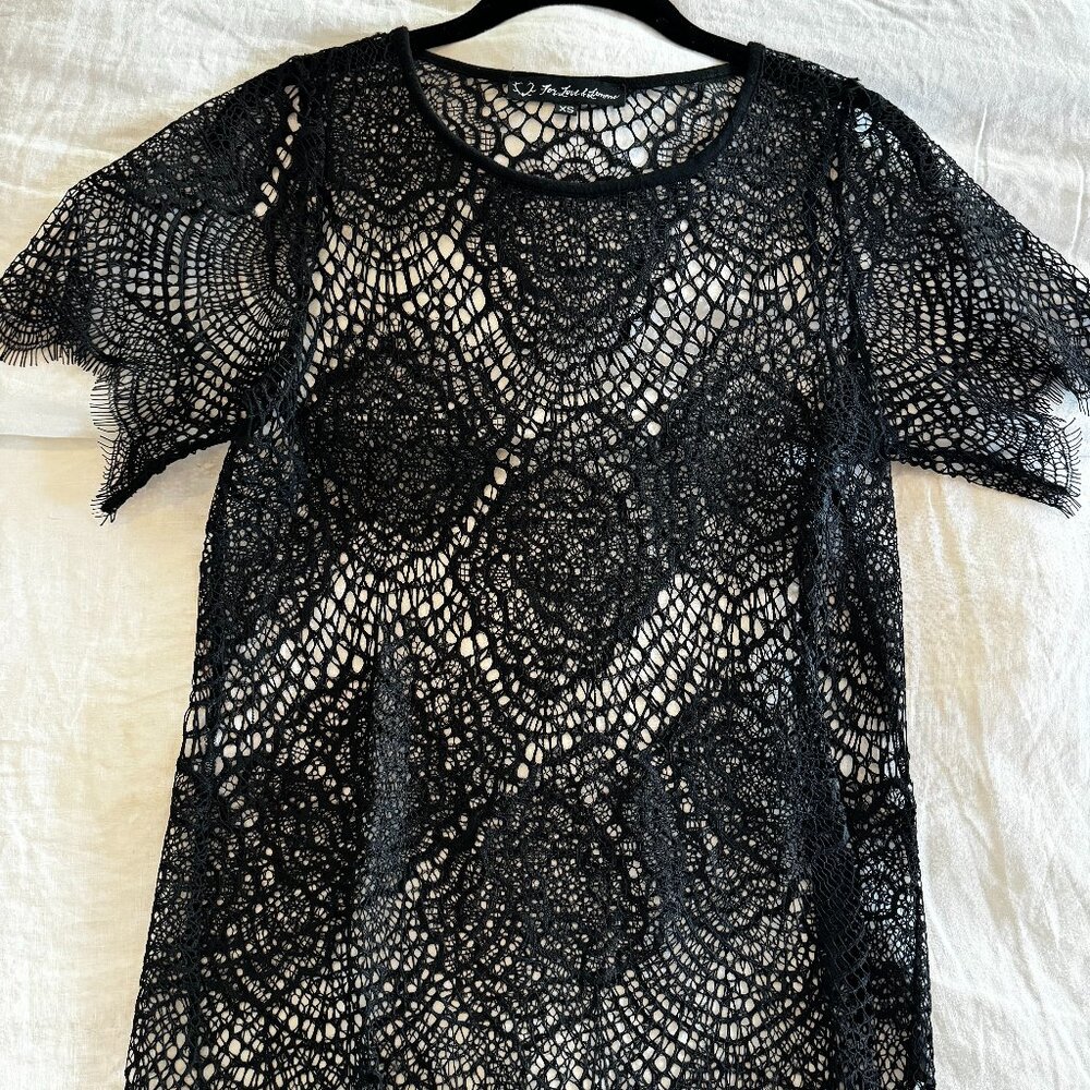 For Love & Lemons Lace Top Size XS